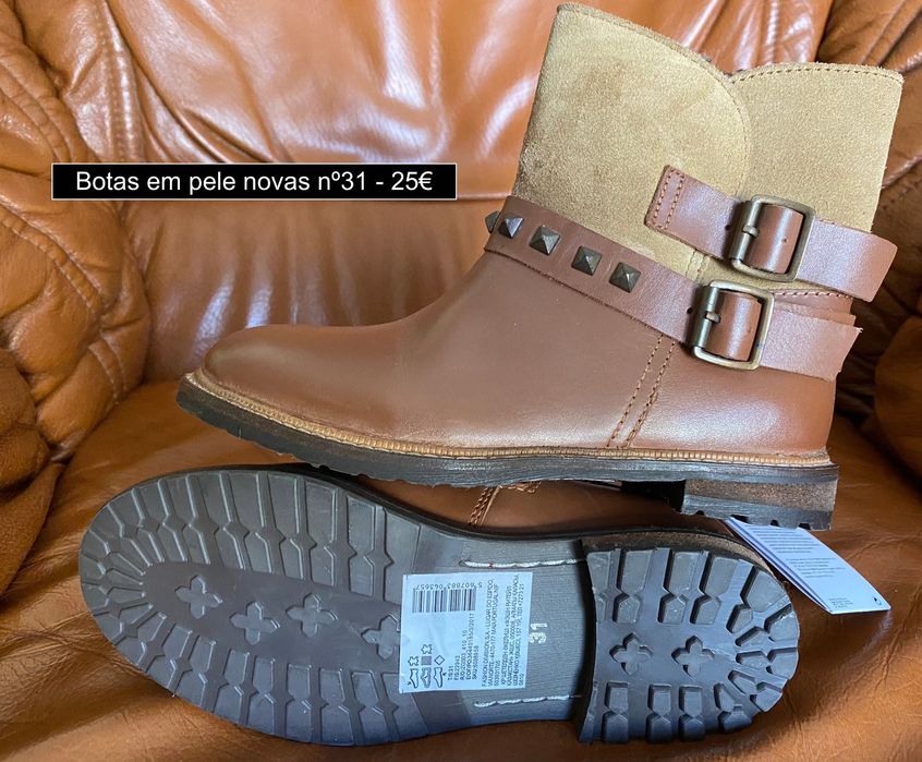 Botas Novas, únicos tamanhos (nº28 ao nº34)