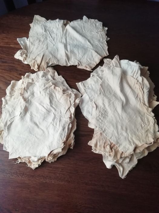 łatki, skrawki skóry ircha