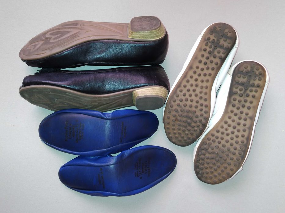 Nowe baleriny Buty obuwie klapki japonki 39 / 3 pary