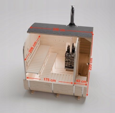 sauna ogrodowa quadro