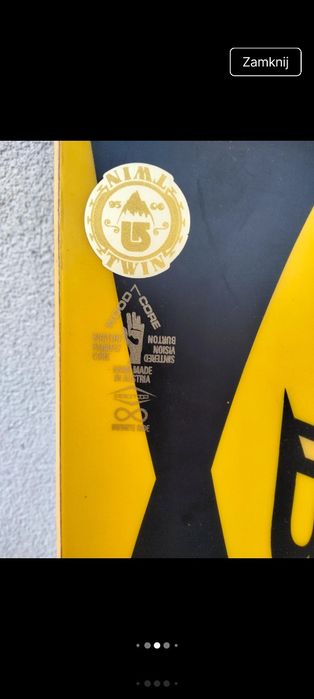 Deska snowboardowa Burton Twin 58