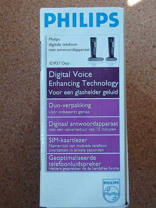Philips ID937 Duo цифровой телефон с автоответчиком