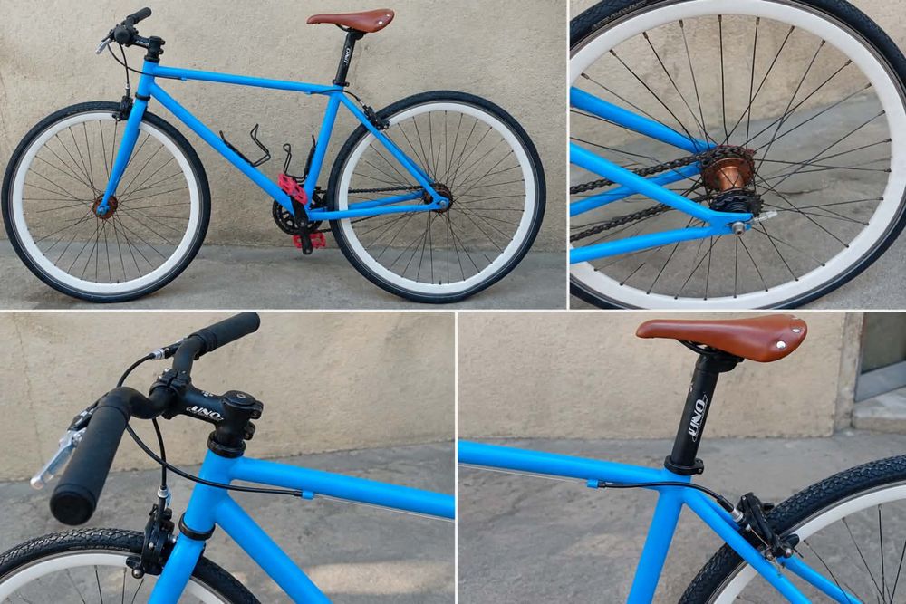 Bicicleta fixie como nova
