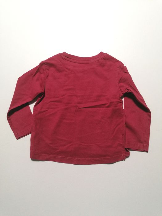 Camisola de Manga Comprida Vermelha de Bebé