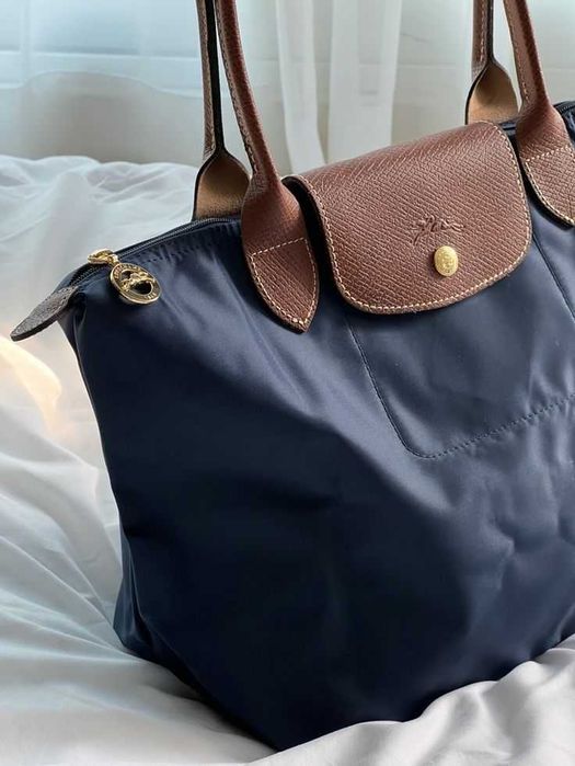 Torebka a ramię Longchamp Le Pliage L – granatowa