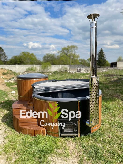 Купель на дровах! Виробник! Спа! Чан з джакузі! Баня офуро! Купіль!