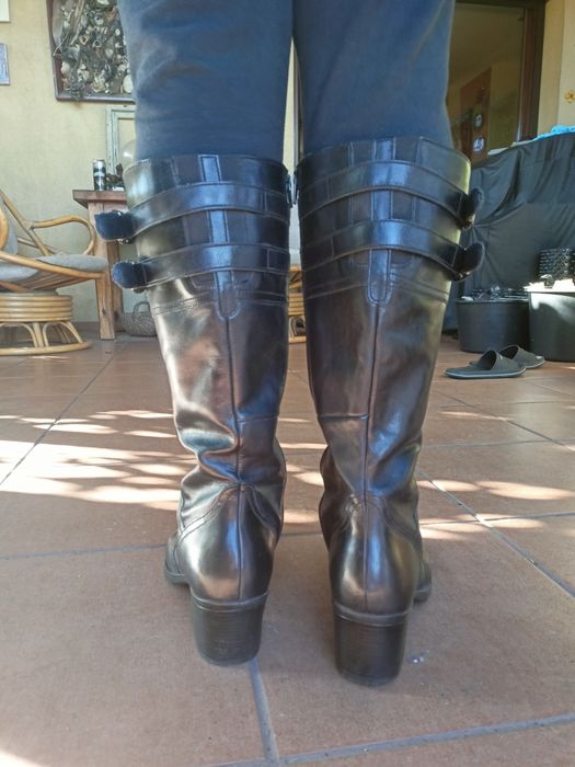 Kozaki damskie czarne r.40