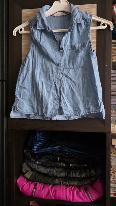 Bluzka koszula dziewczęca H&M  134