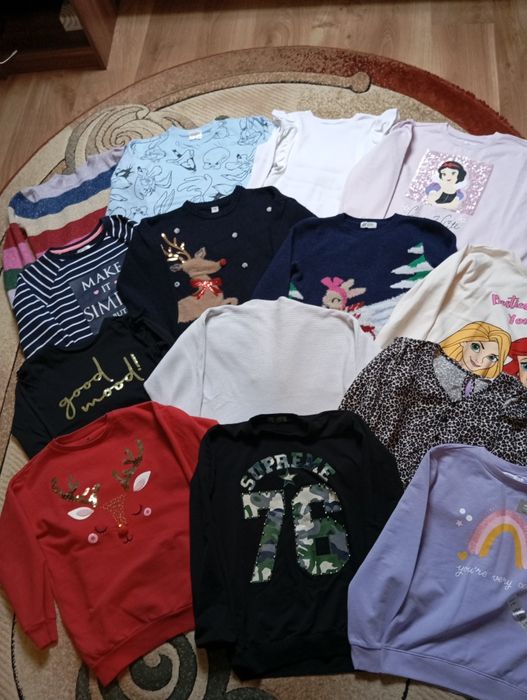 Mega paka dziewczynka 134-140