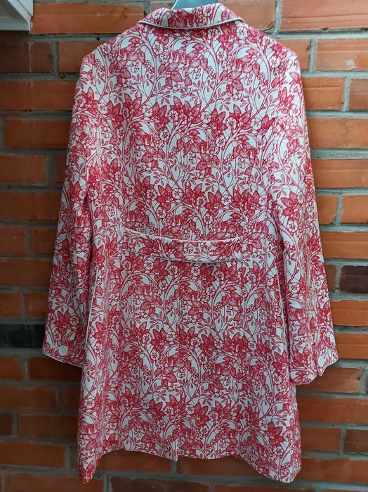 Płaszcz cienki kwiaty Mila roz.40 j. nowy