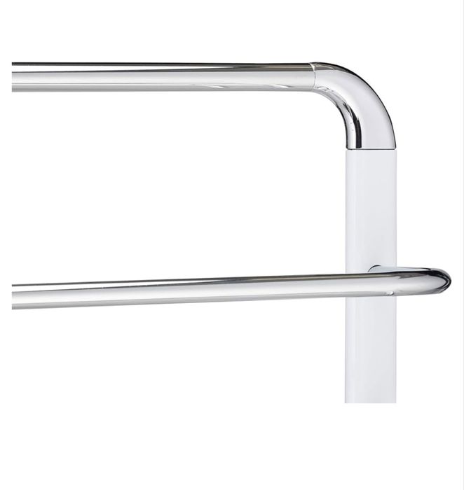 Wieszak na ręczniki, 3-ramienny z chromowanego metalu nowy