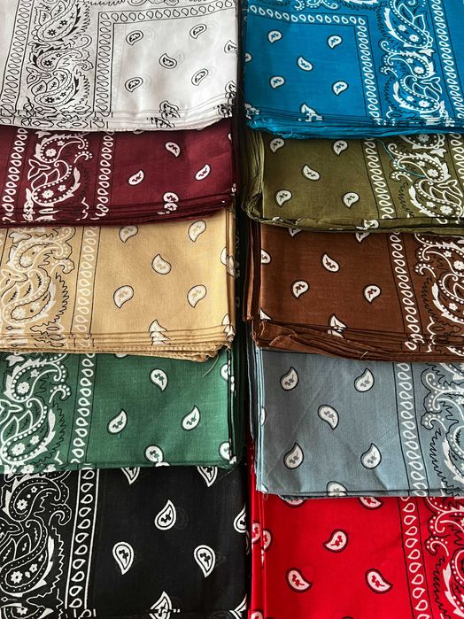 pakiet 10 szt bandana chusta apaszka