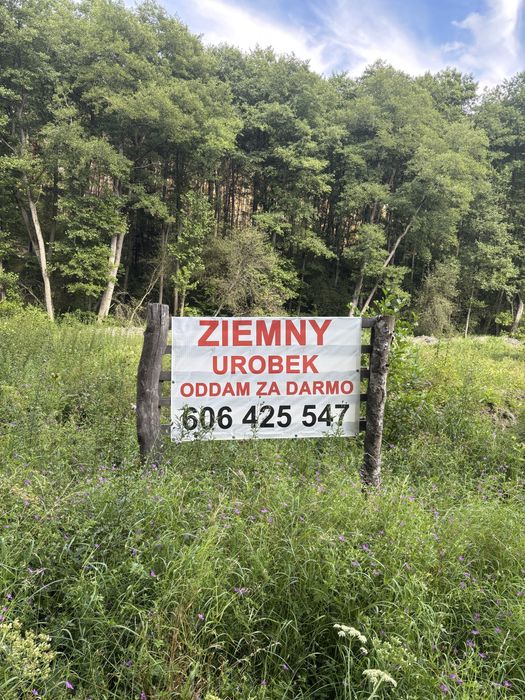 Oddam ziemie urobek ziemny