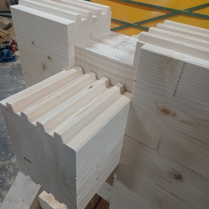 Drewno konstrukcyjne BSH KVH CNC transport HDS pomiary 3D