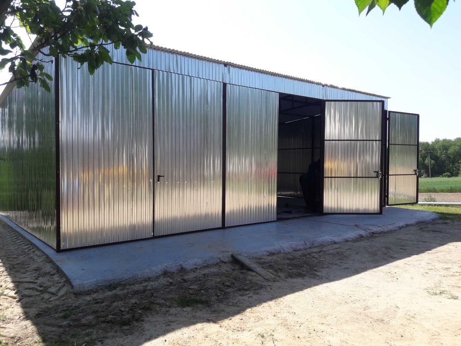 Garaż blaszany 7x6 - Hala -Garaże Blaszane -Wiata -Magazyn -GRZYWSTAL