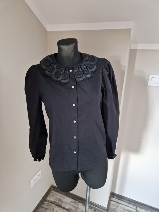 Zara koszula z kołnierzykiem xs 34