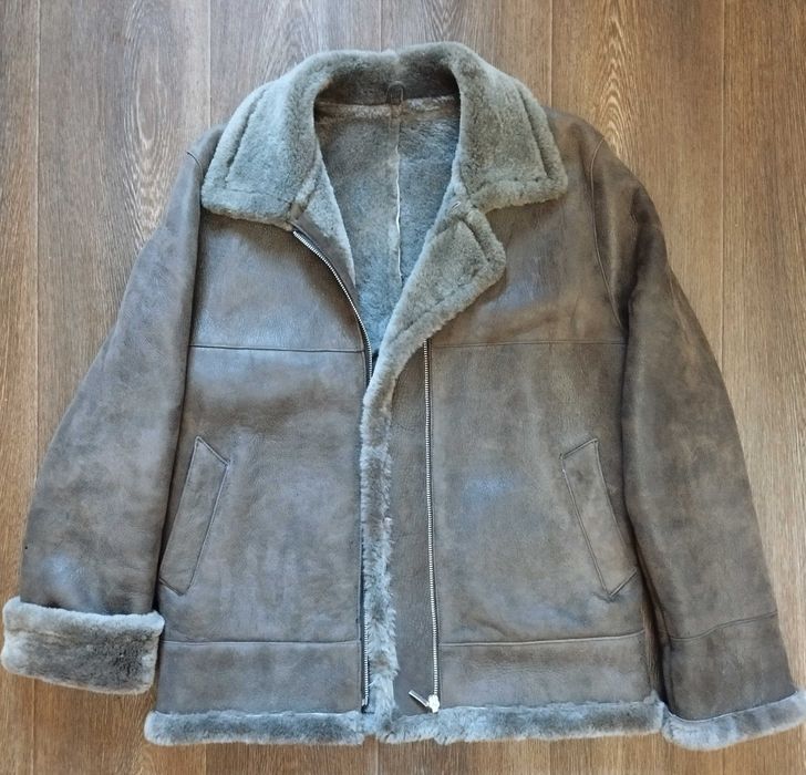 Зимова куртка чоловіча натуральна Дубленка мужская натуральная овчина.