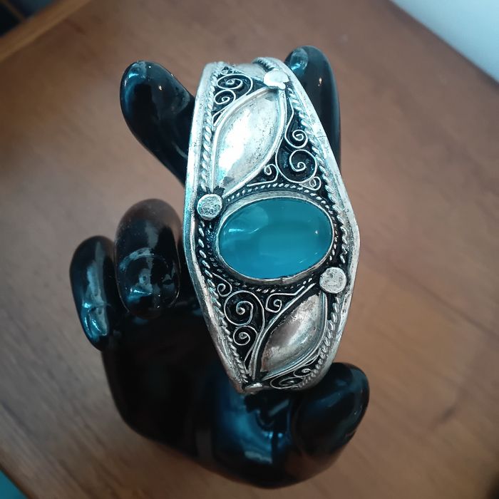 Pulseira Etnica em "Prata Berbere"  Artesanais , Exclucivas e Autentic