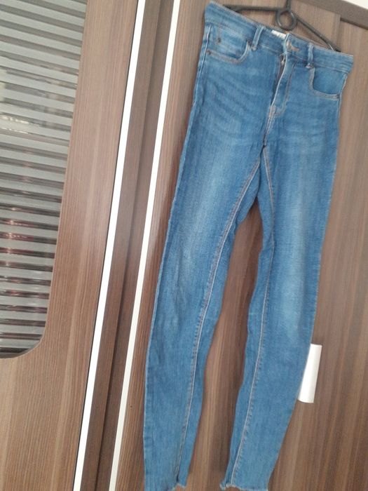 Spodnie damskie jeansowe xs