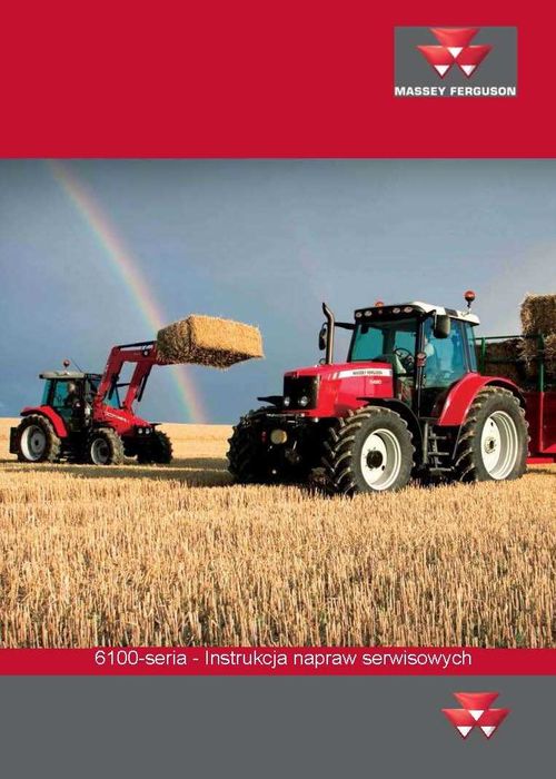 MF Massey Ferguson 6110 do 6190 MF 6100 ciągnik Instrukcja napraw
