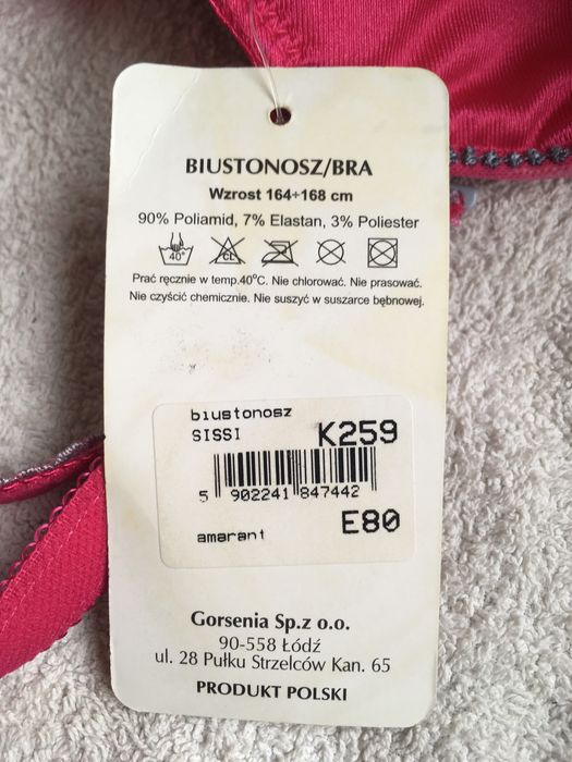 NOWY Biustonosz Sissi K259 Gorsenia E80
