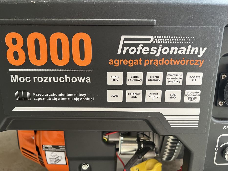 OleoMacLine 6.5кв. Бензо генератор. Електрогенератор.На мідній обмотці