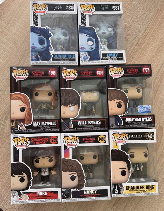 Funko pop stranger thinks Max, Will, Mike
