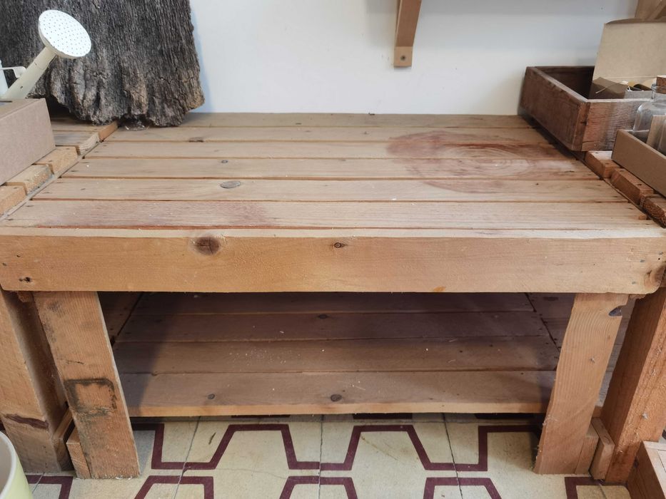 Mesa feita de palete