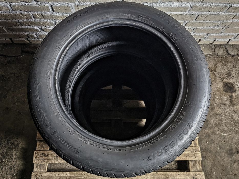 Зимові 205/55r17 Hankook | 2022 | 7mm | Hungary | Преміум шини | 4шт