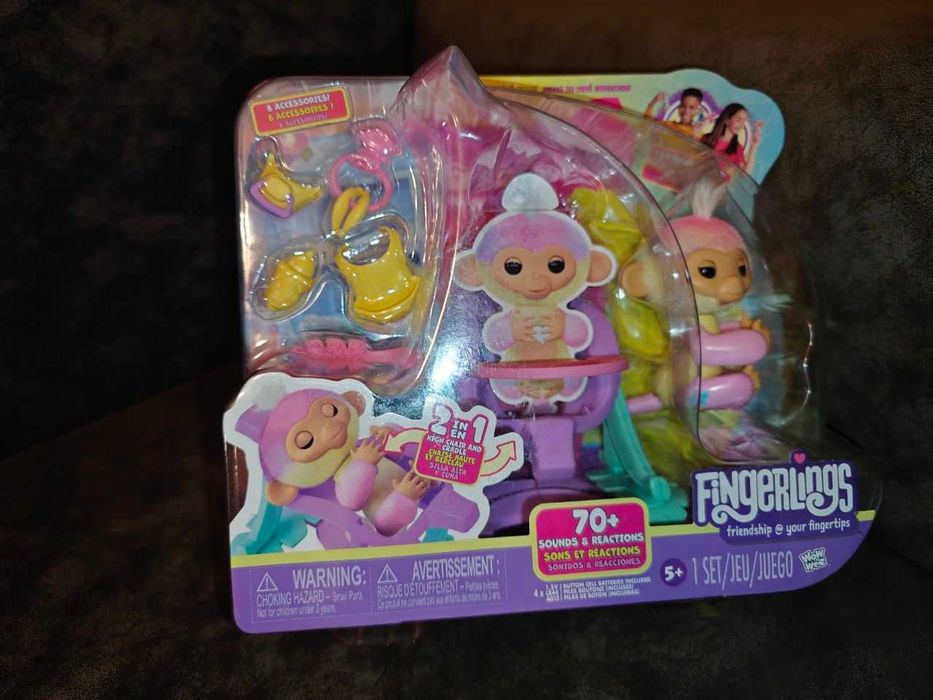 Інтерактивний ігровий набір Fingerlings Monkey з аксесуарами