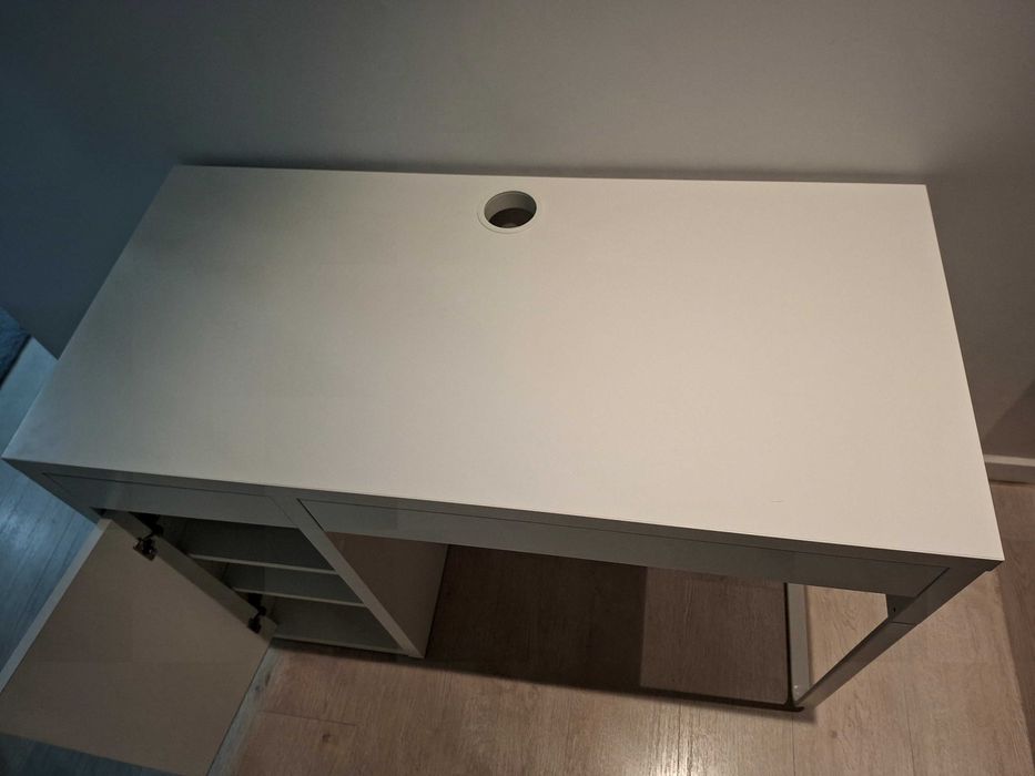 Secretária, branco, 105x50 cm completamente nova