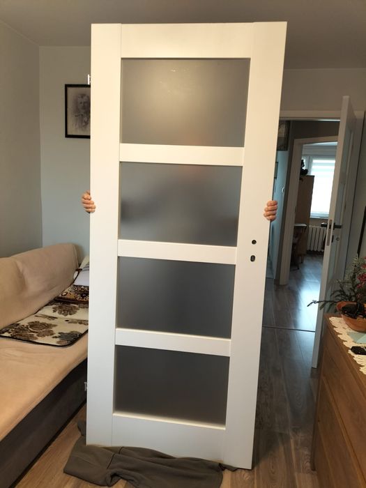 Skrzydło drzwi wewnętrznych - lewe - szerokosc 80 cm