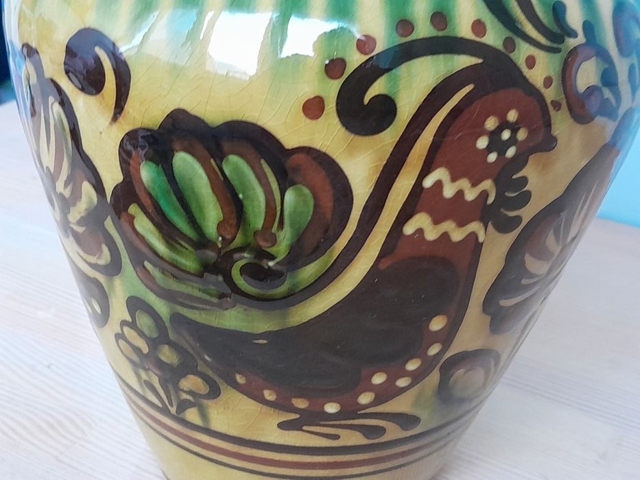 Ваза "Зозули" Проторьевы Васильковская керамика