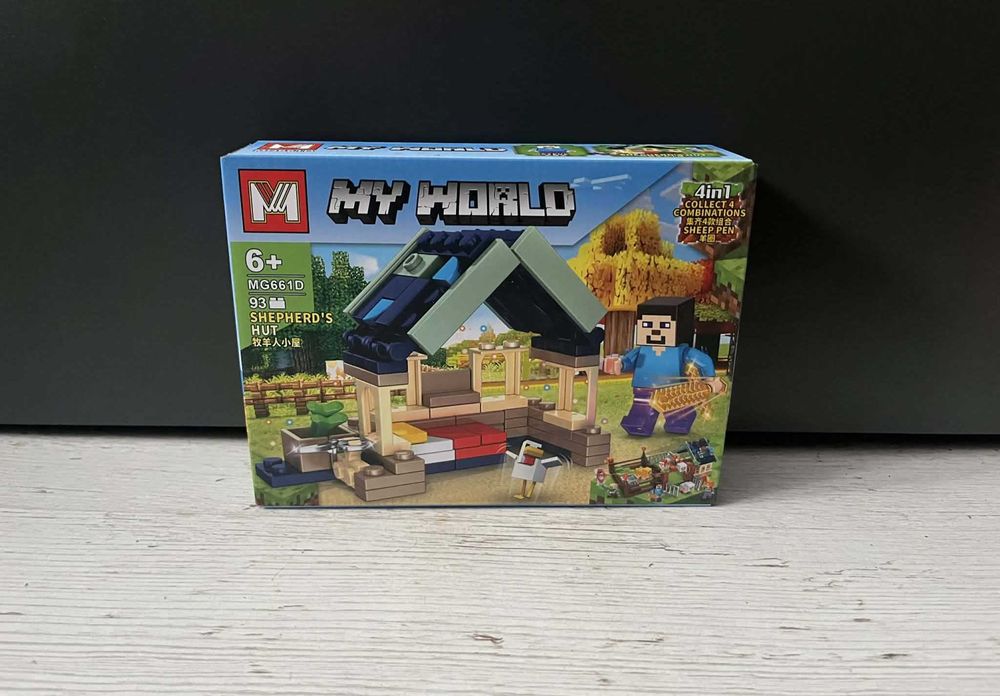 klocki konstrukcyjne z gry minecraft wybieg Namiot Steva 93pcs MG661D
