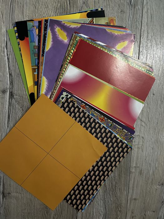 Zestaw Kolorowe kartki, kartki do origami i pianki