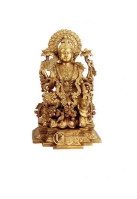 Lakshmi | Laxmi | Lakszmi statuetka | mosiądz | ręcznie robiona | 15kg