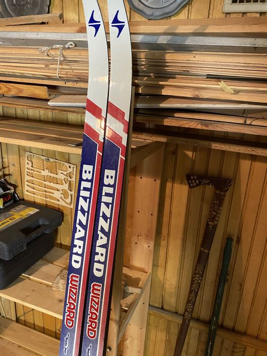 Narty biegowe Blizzard Wizard ok. 195–200 cm + wiązania Fischer
