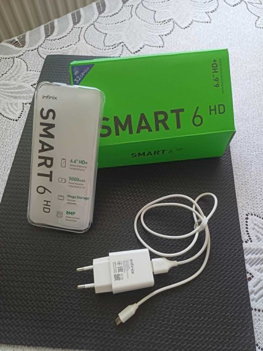 Smartfon Infinix Smart 6 HD 2/32 GB | Komplet, stan idealny / jak nowy