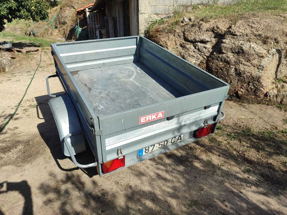 Atrelado 750kg, ERKA galvanizado – 2,08 × 1,60 m