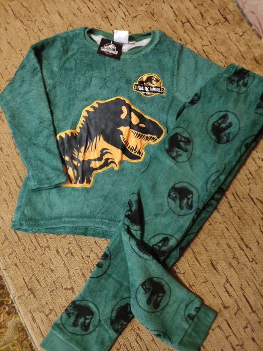 Стильна махрова піжама для хлопчика Jurassic world 7р