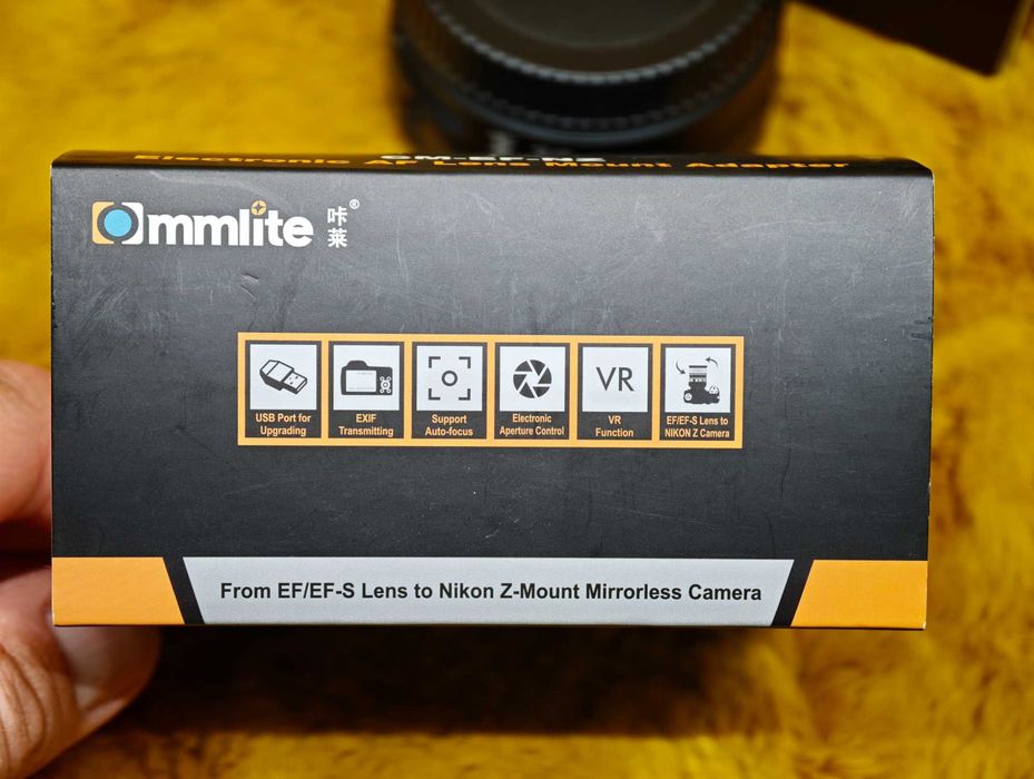 Адаптер Commlite CM-EF-NZ щоб ставити об'єктиви Canon EF -> на камери Nikon Z