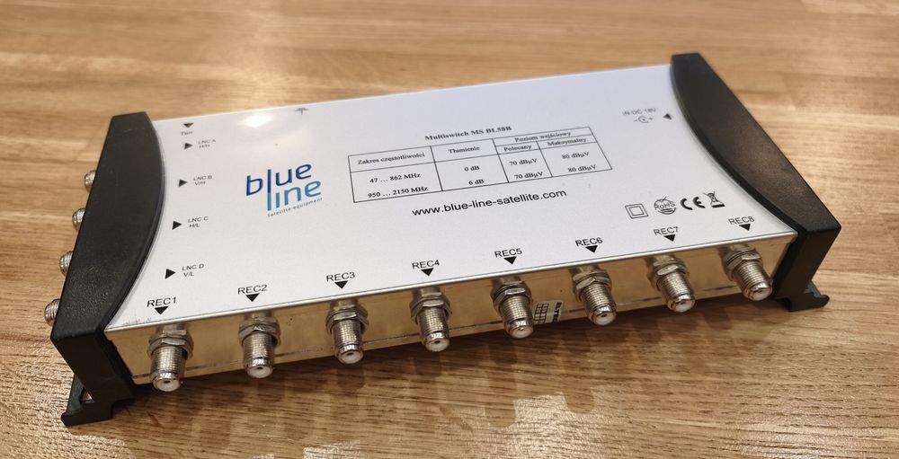 Blues Line MS BL58B Multiswitch 5/8