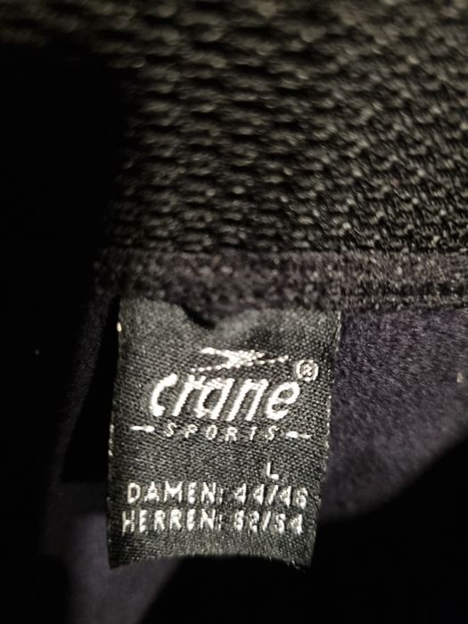 Crane sports kombinezon rowerowy czarny oddychający L  wkładką spodnie