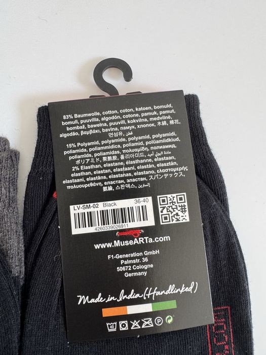 3 pary nowych skarpetek Musearta unisex