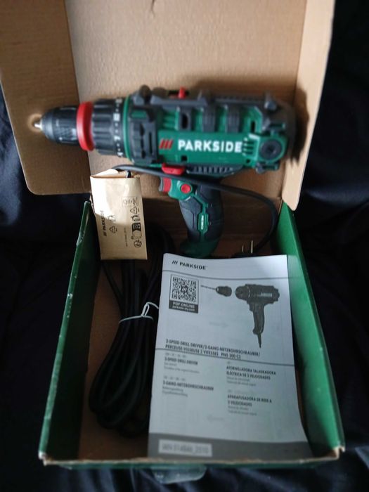 Aparafusadora Elétrica PARKSIDE PNS 300 C3 – Nova – 30 €