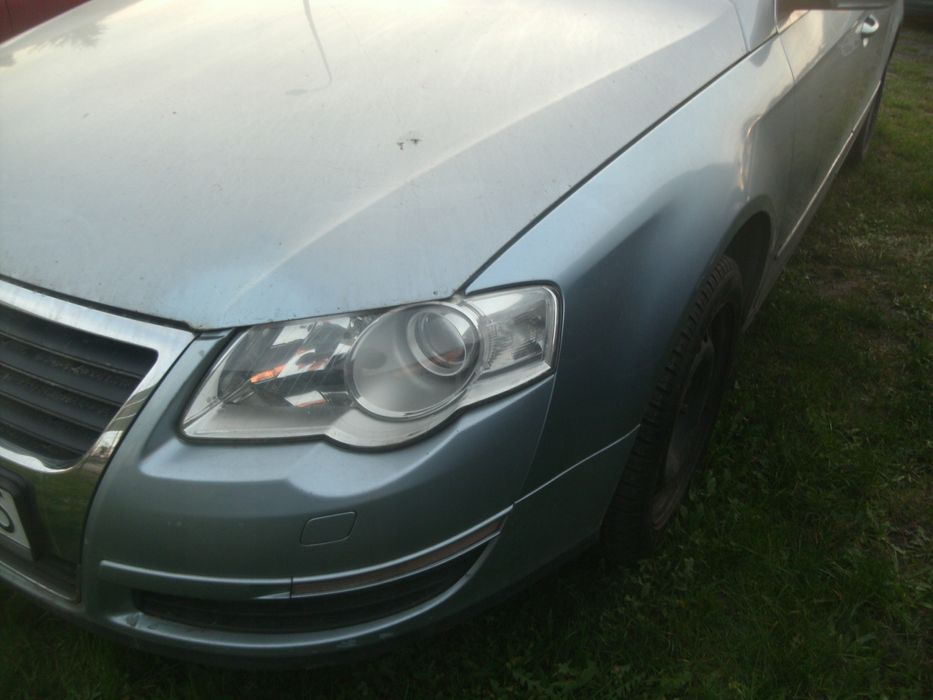 vw passat b6 05-10 maska lampy zderzak przod komplet