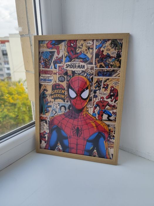 Постер А4 в рамці Spider Man, Doctor Doom