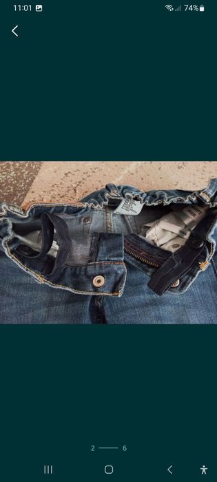 Spodnie jeans dla chłopca 122rozm