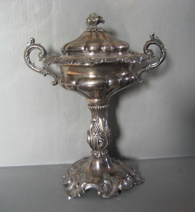 Cukiertnica Srebrna XIX w .  Szwecja , R5 1871 r. Waga 568 gr.