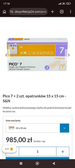 Opatrunek Pico 7